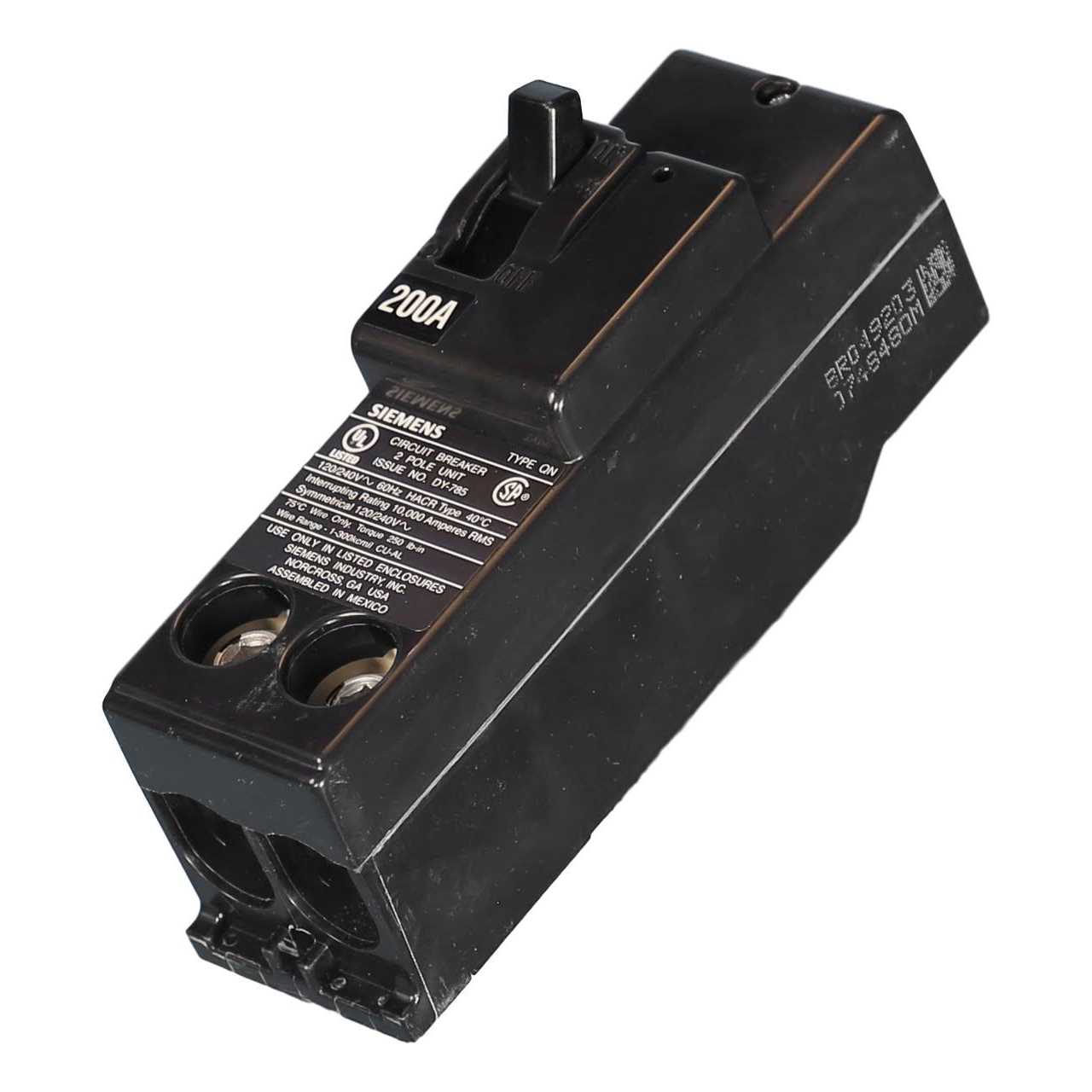 Siemens QN2200 2 Pole Circuit Breaker - Image 3