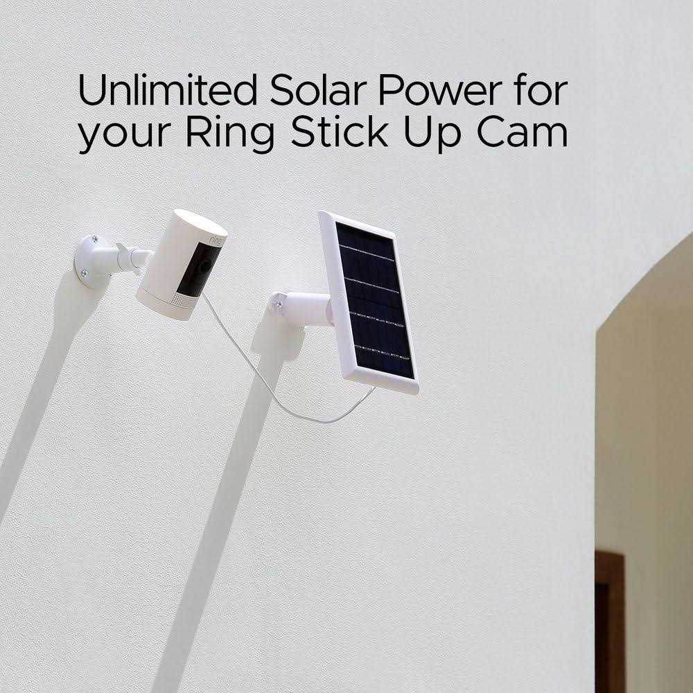 Ring Stick Up Cam Battery with Solar Panel Bundle - Image 5