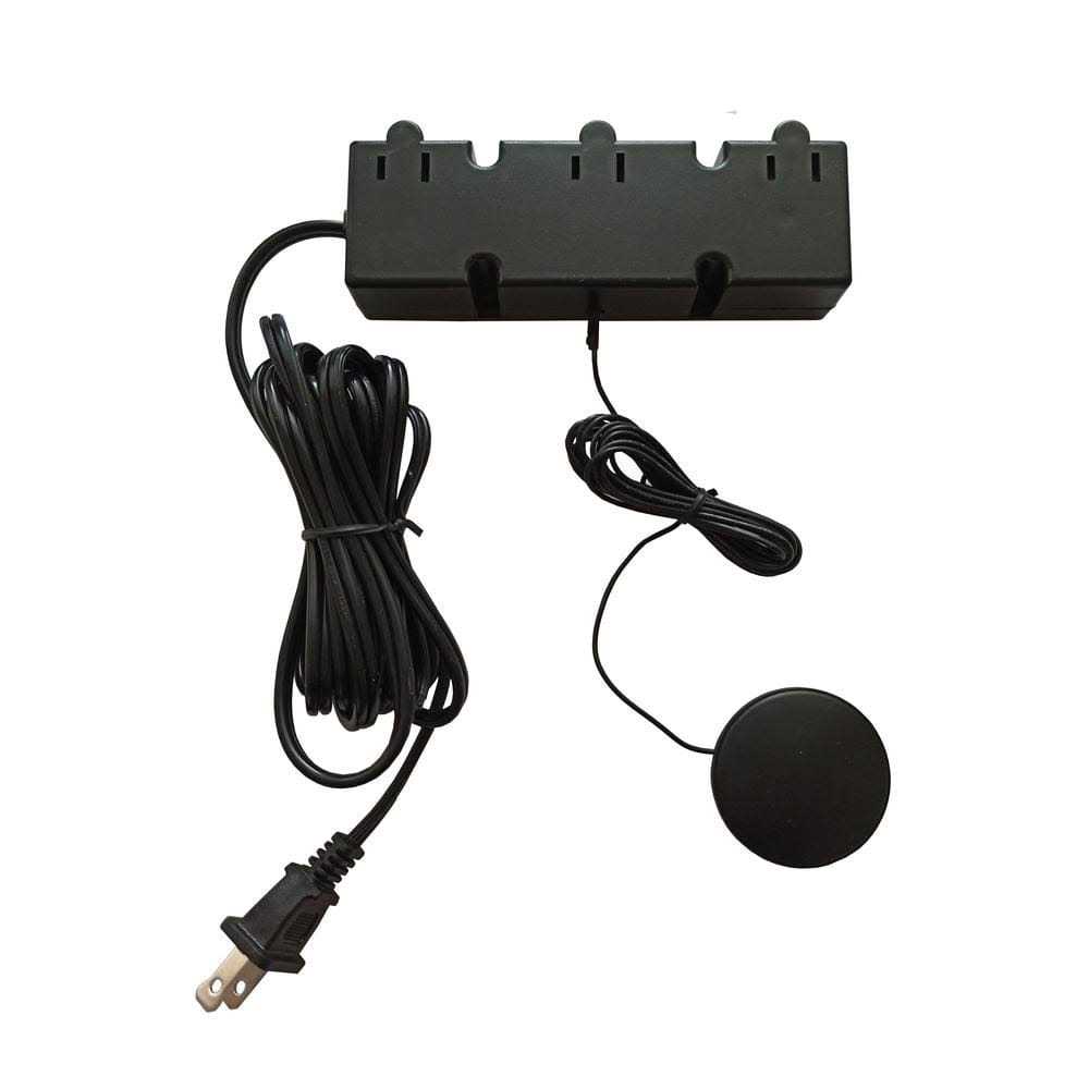 DM3-120-BK 200watt 120VAC electronic black transformer 3 outlets with tap dimmer 120VAC