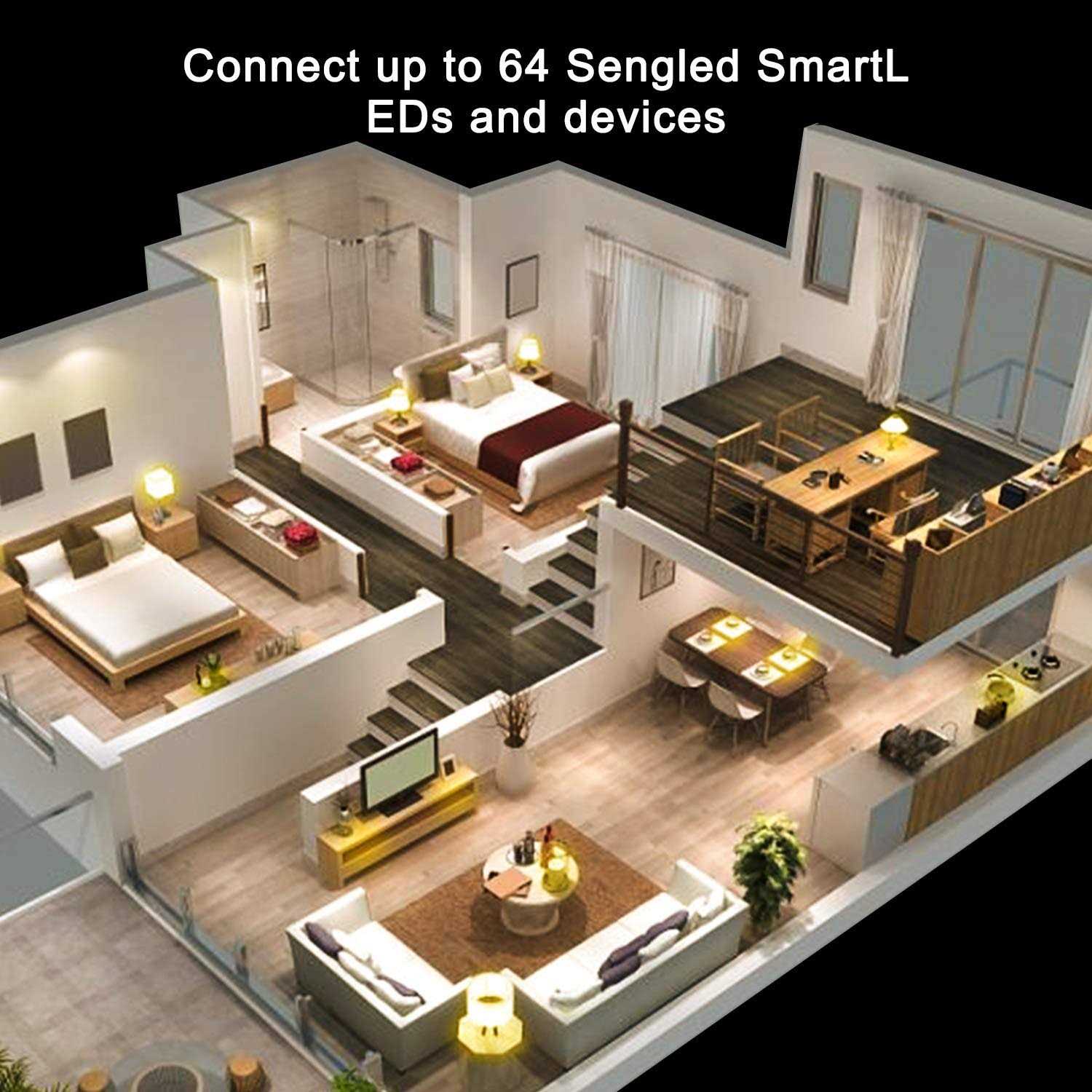 Sengled Z02-Hub Hub for Use Smart Products, Compatible with Alexa and Google Assistant - Image 4