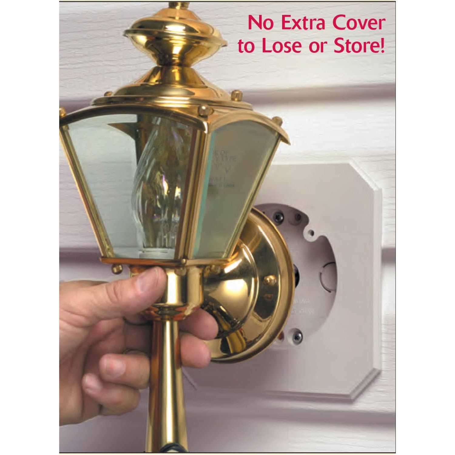 iMBAPrice 8141F-1 Non Metallic Siding Mounting Block with Built-in Electrical Box - Image 5