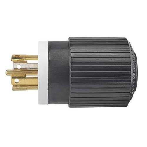 Bryant 72130NP - Locking Plug, 30A 120/208V, L21-30P, Black/White - Image 4