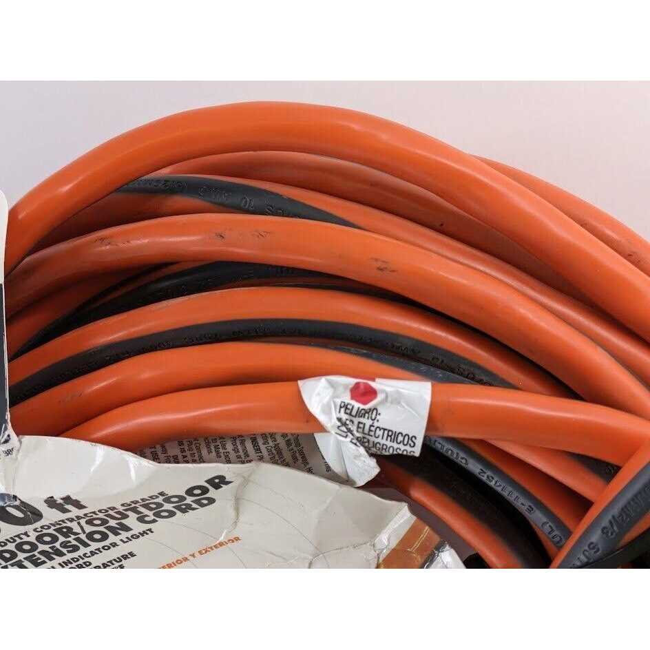 RIDGID 100 ft. 10/3 SJTW Extension Cord 68100RGD - Image 4