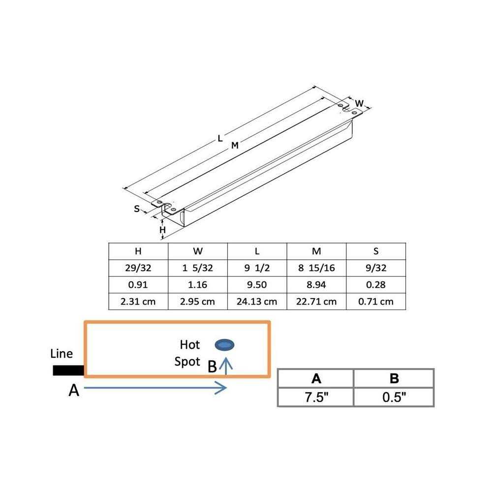 Robertson 3p20116 eBallast, Instant Start, Npf, 1 or 2 Lamp F32t8 - Image 2