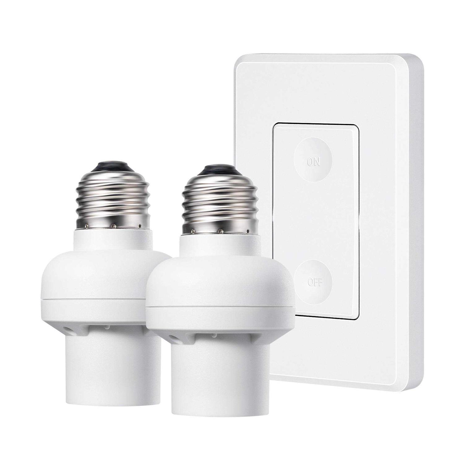 DEWENWILS Remote Control Light Socket Wireless Remote Light Bulbs Switch System