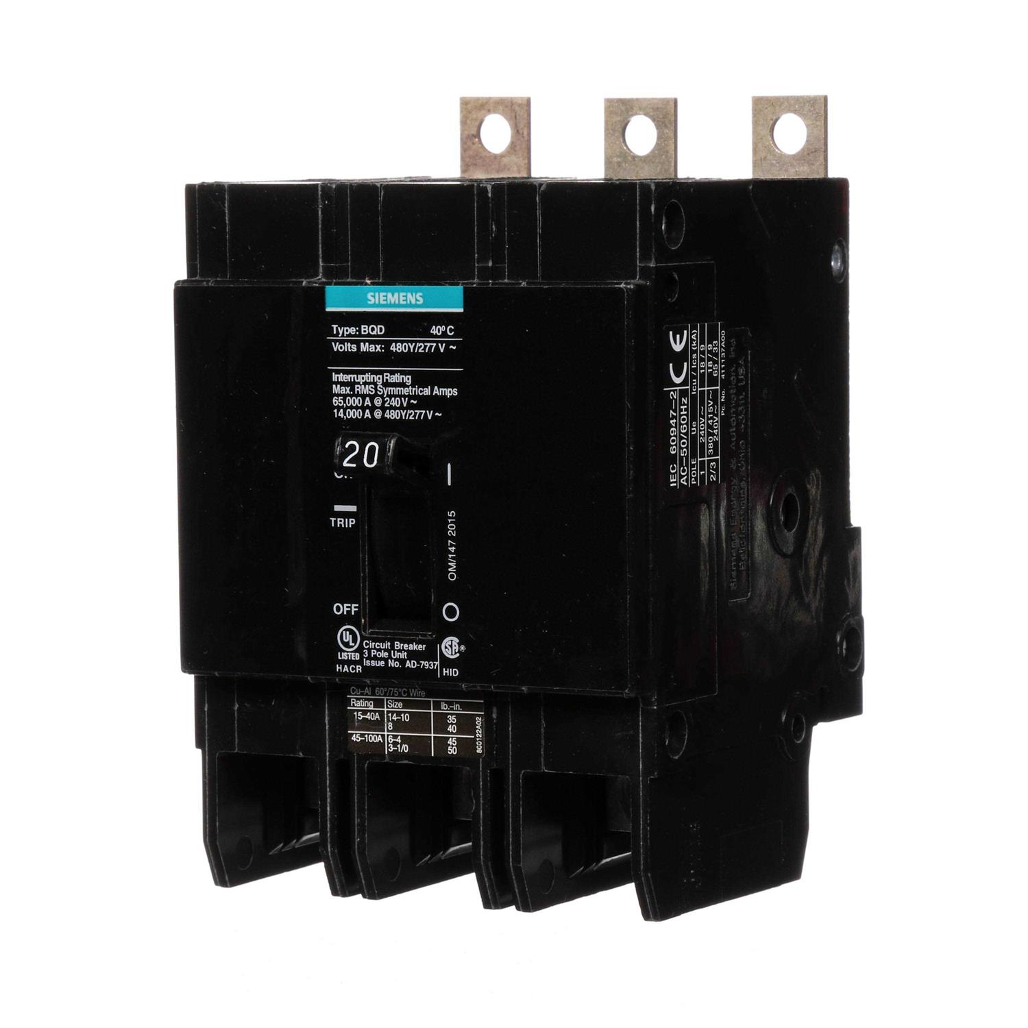 Siemens BQD320 Circuit Breaker