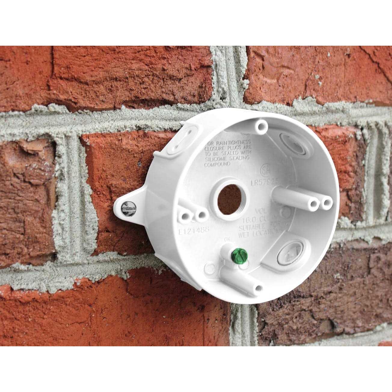 Sigma Electric 143854WH Round Outlet Box - Image 5