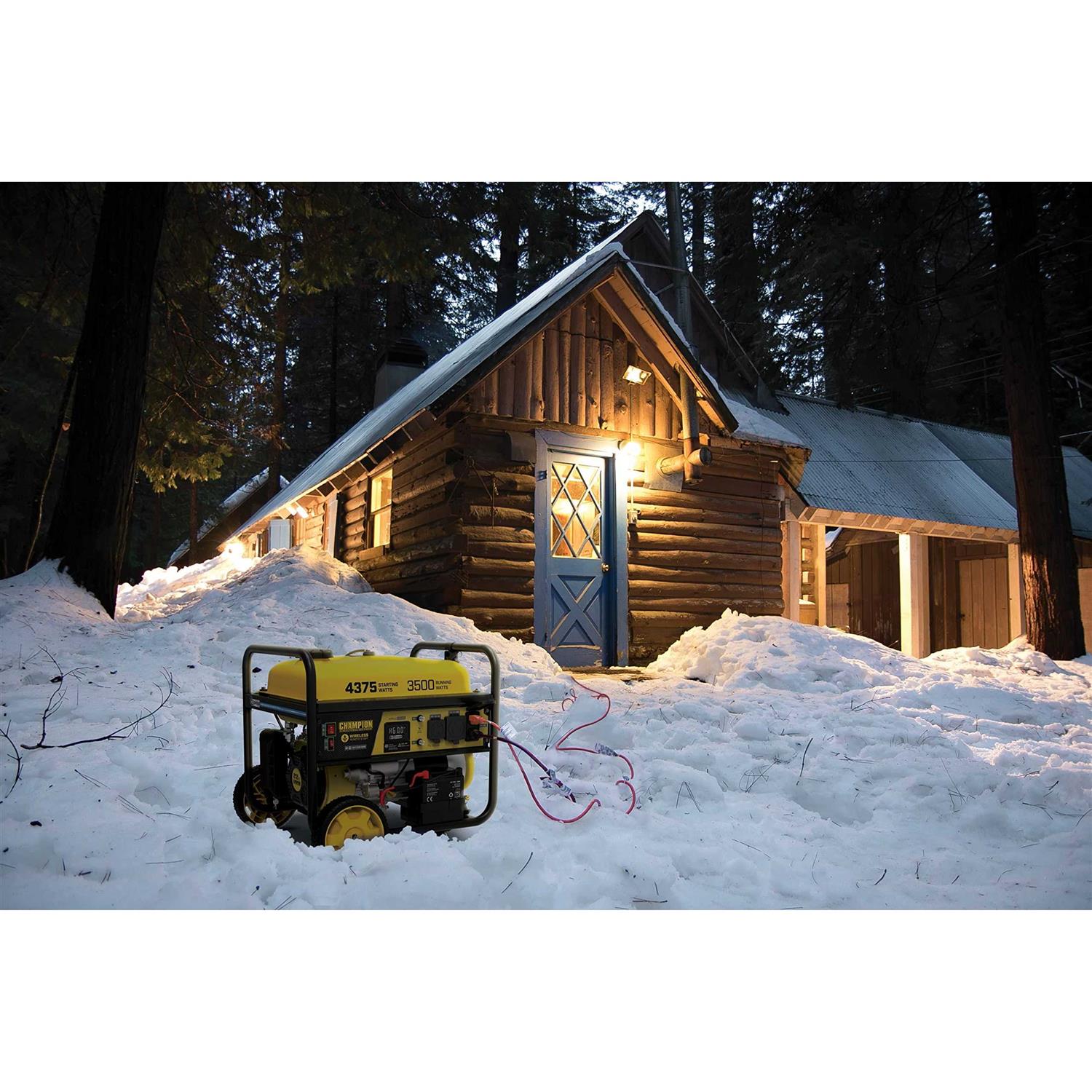 Champion Power Equipment 3500-Watt Portable Generator with Wireless Remote Start and CO Shield 201181 - Image 2