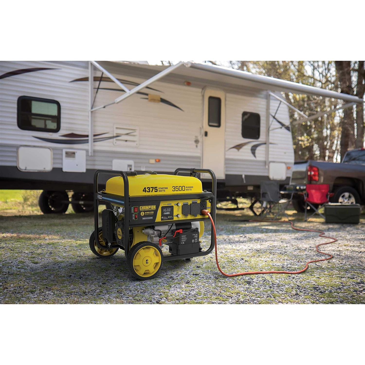 Champion Power Equipment 3500-Watt Portable Generator with Wireless Remote Start and CO Shield 201181 - Image 4