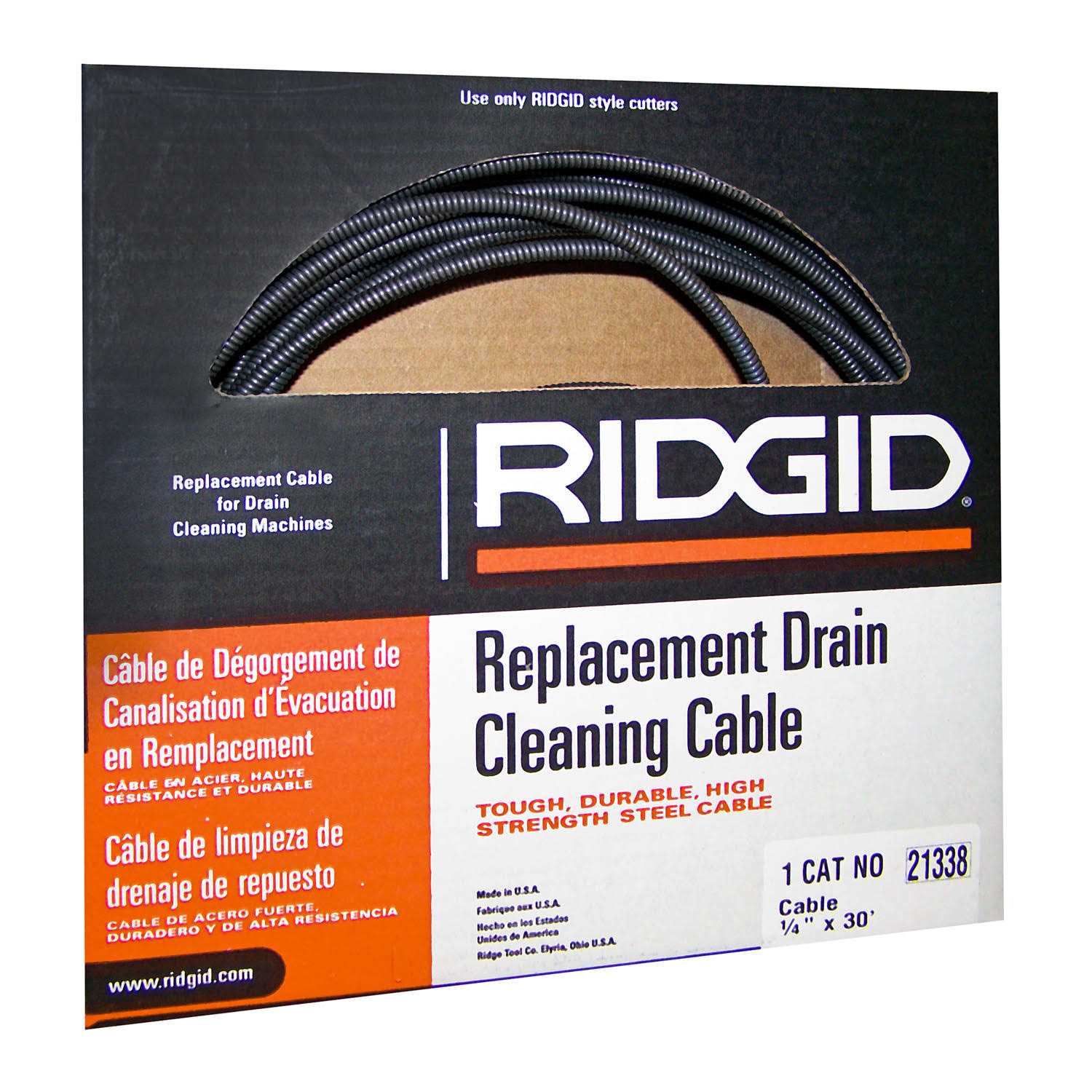 Ridgid 21338 Auto-Spin Replacement Cable - Image 3