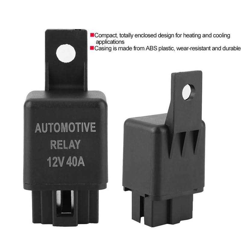 Car Relay,12V 40A ABS Replacement Switching Fan Relay Heavy Duty - Image 5