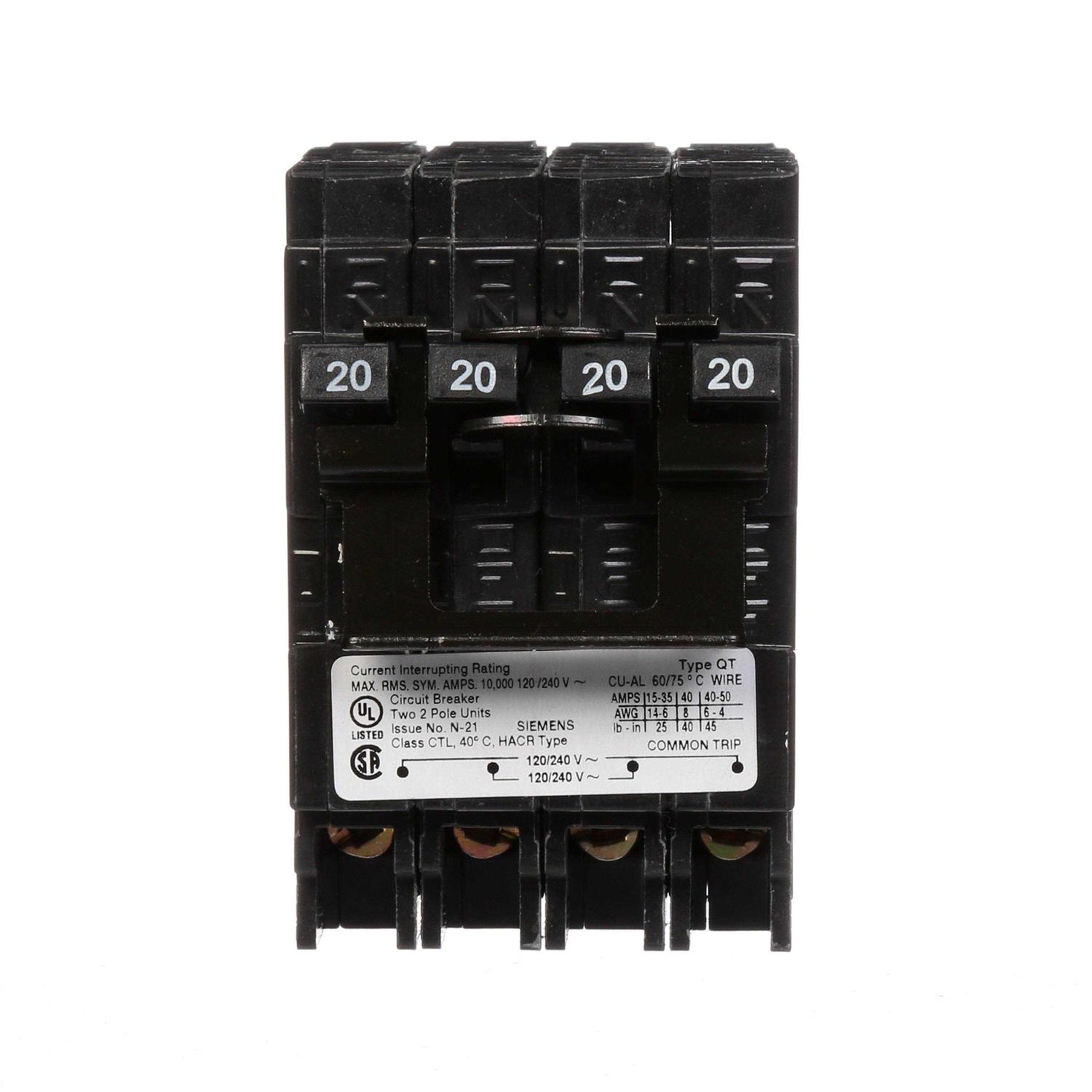 Siemens Q22020CT2 Circuit Breaker - Image 5