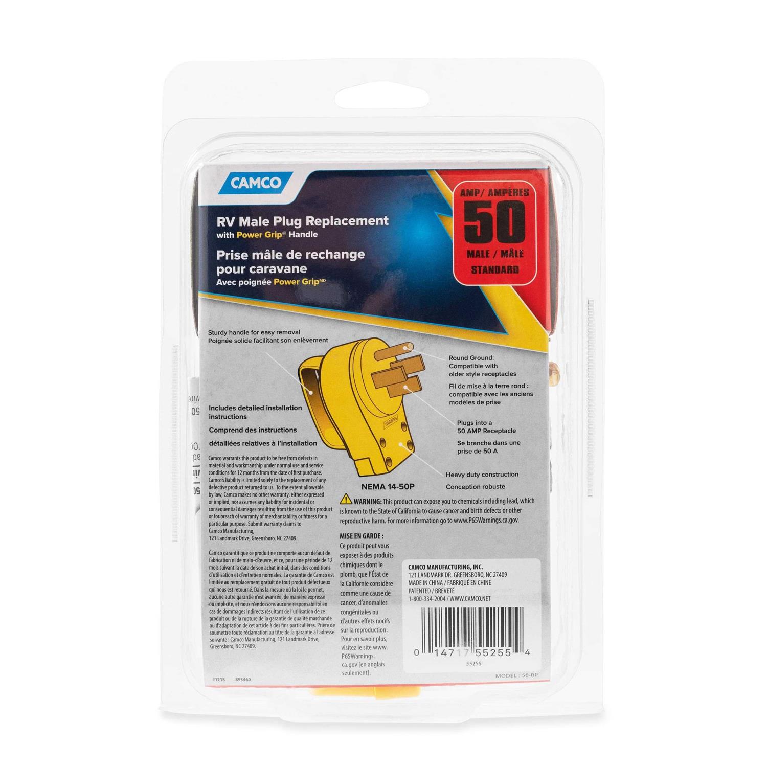 Camco Power Grip Replacement Plug 55255 - Image 5