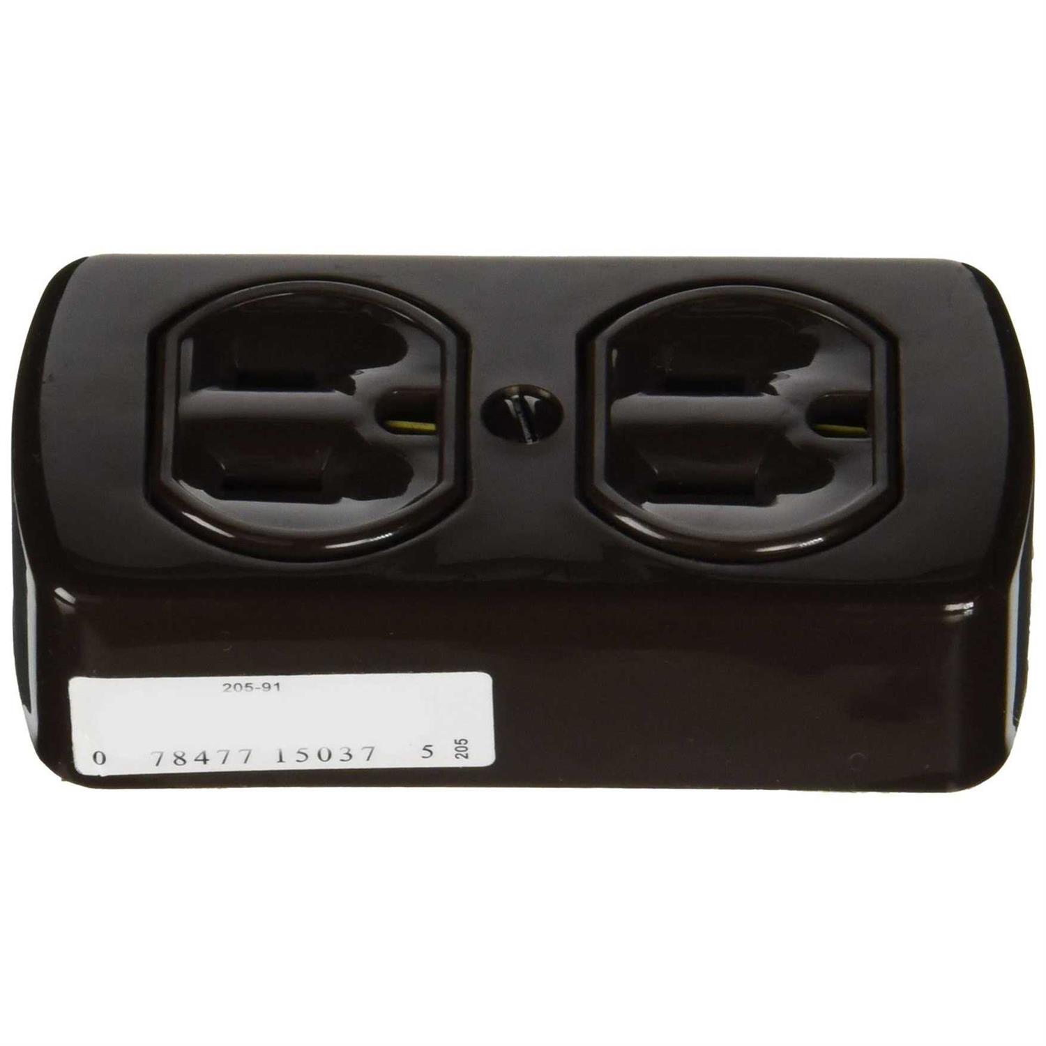 Leviton 00091-000 15 amps Brown Outlet 5-15R - Image 4