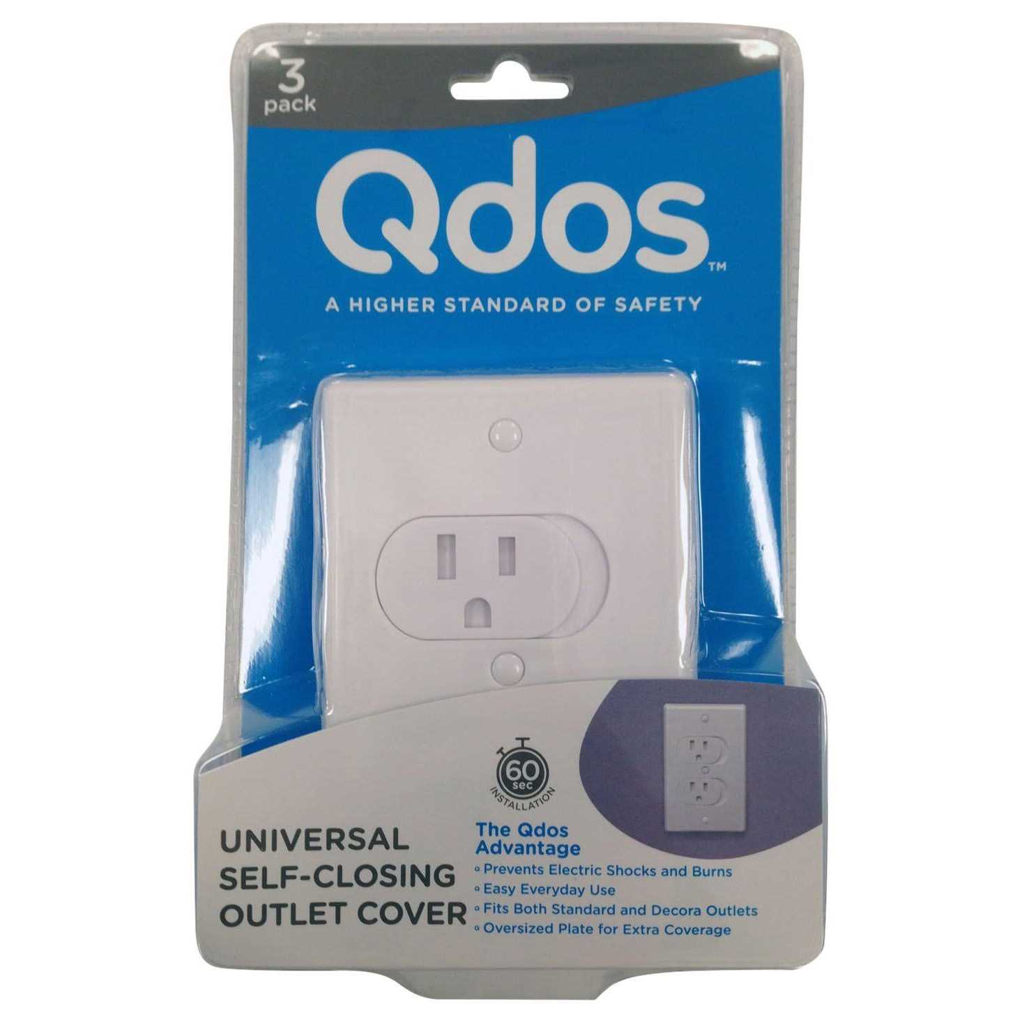 Qdos Universal Self Closing Outlet Cover - Image 3
