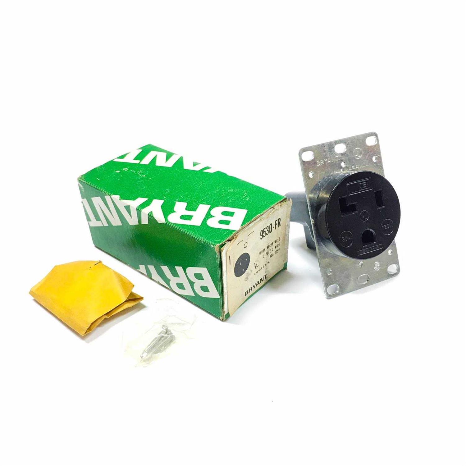 Bryant 9530FR - Receptacle, 30A 125V, 5-30R - Image 4