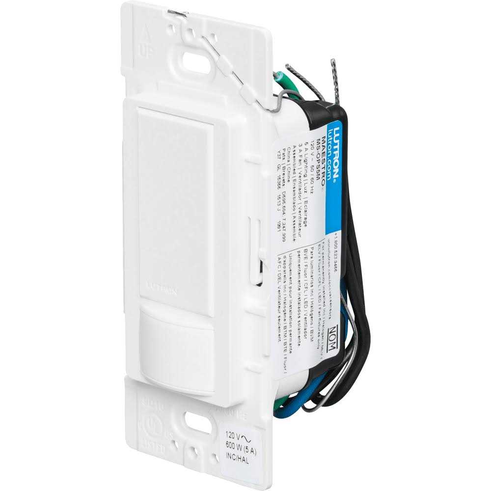 Lutron MS-OPS5M-WH Maestro Sensor Switch - Image 2