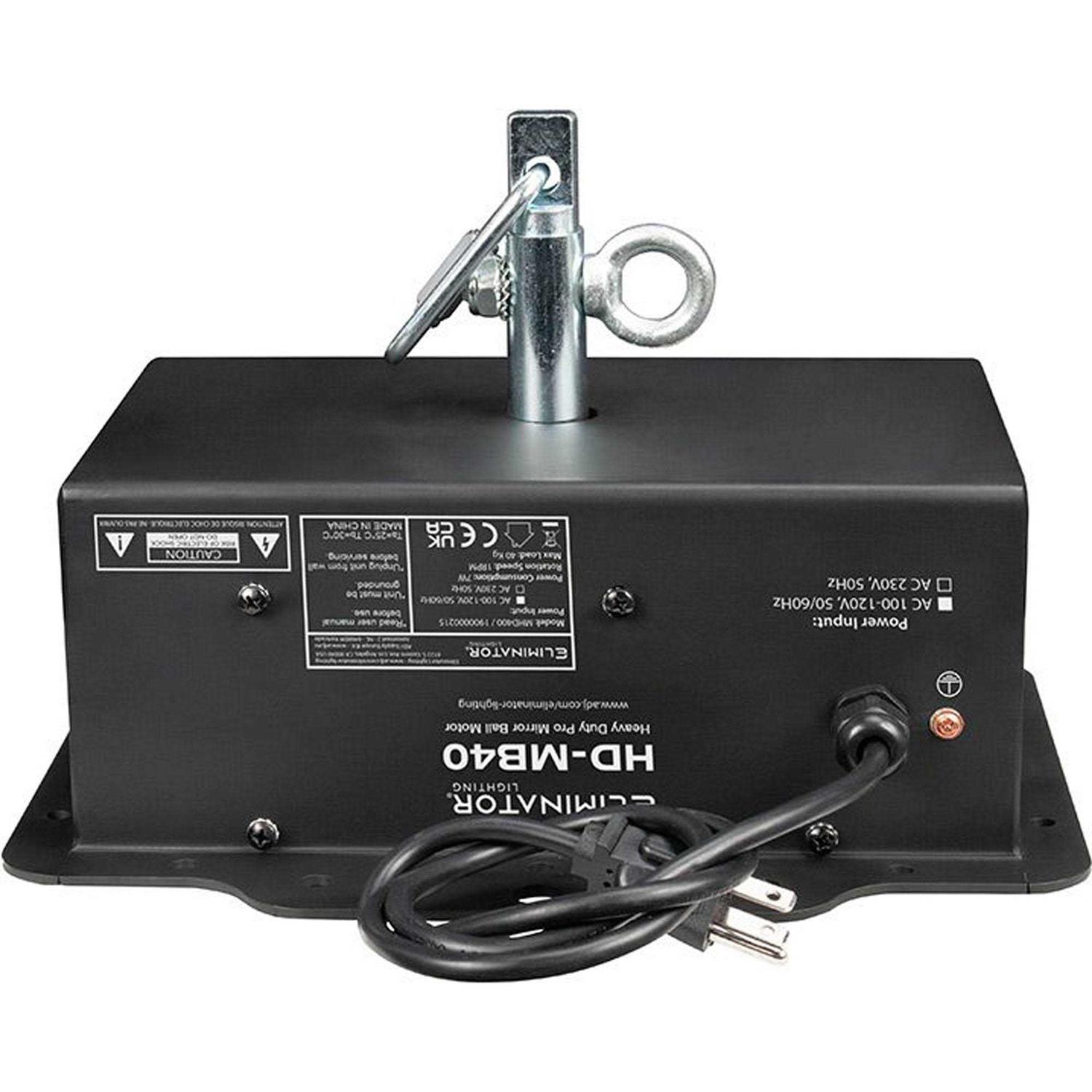 Eliminator Lighting HD-MB40 Heavy Duty Mirror Ball Motor