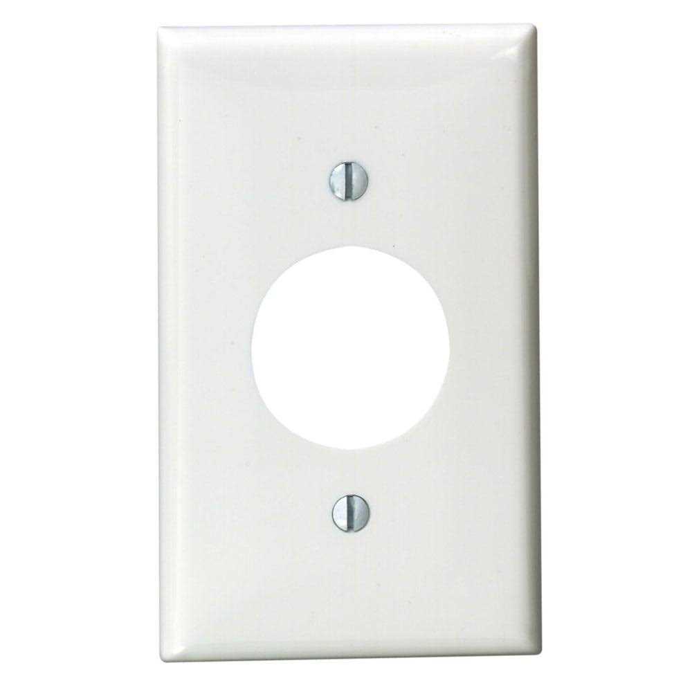 Leviton 80704-W 1-Gang Wallplate