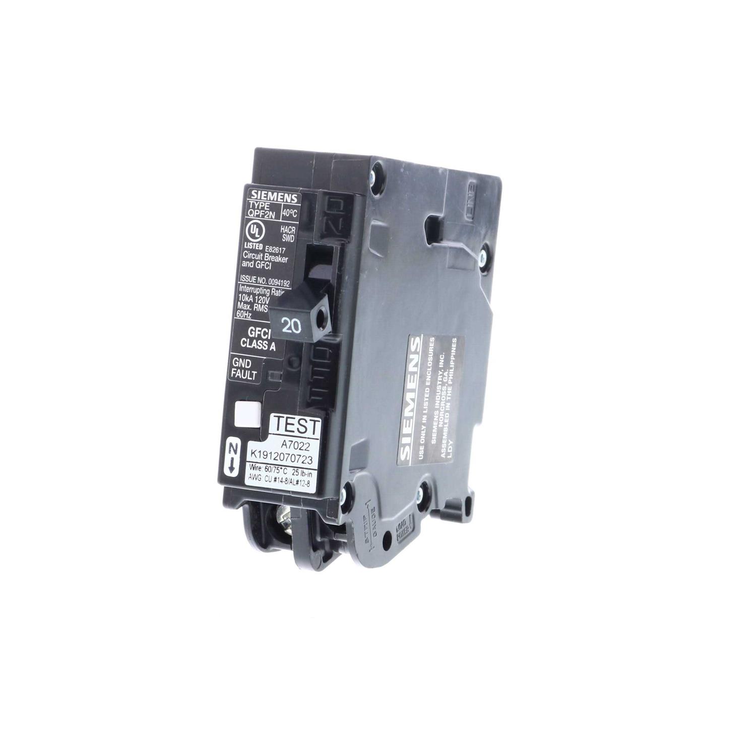 QF120AN Siemens GFCI Circuit Breaker