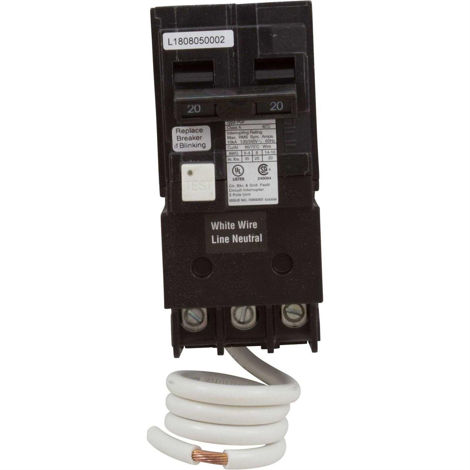 Pentair 2-Pole GFCI Circuit Breaker PA220GF - Image 2