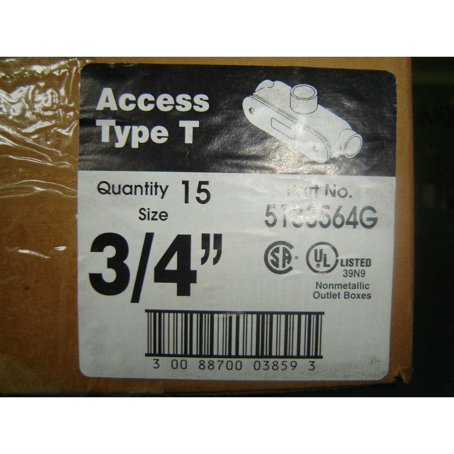 Cantex T PVC Conduit Body 5133564 - Image 3