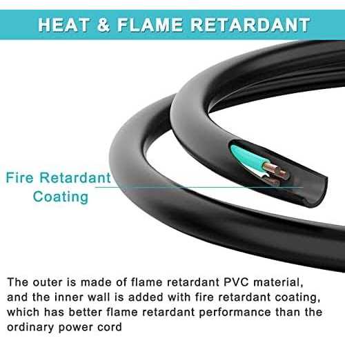 Short Flat Plug Extension Cord 1 Foot Low Profile Angle Flat Plug Ground 1FT Indoor AC Extension Cord Short 3 Prong Grounded Extension Cord SJT - Image 3