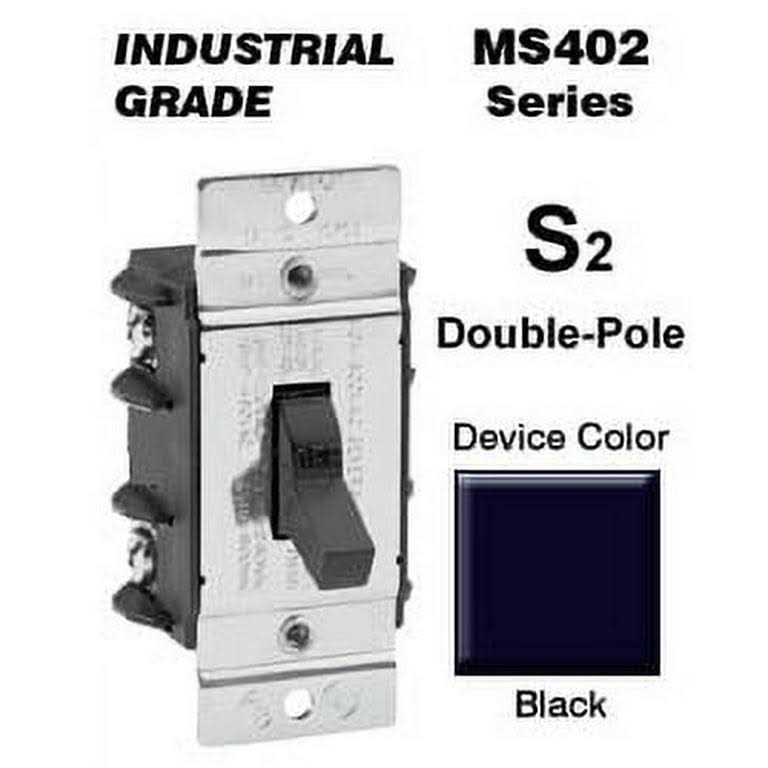 Leviton MS402-DS 40 Amp 600 Volt Double-Pole Single Phase AC Motor Starter - Image 3
