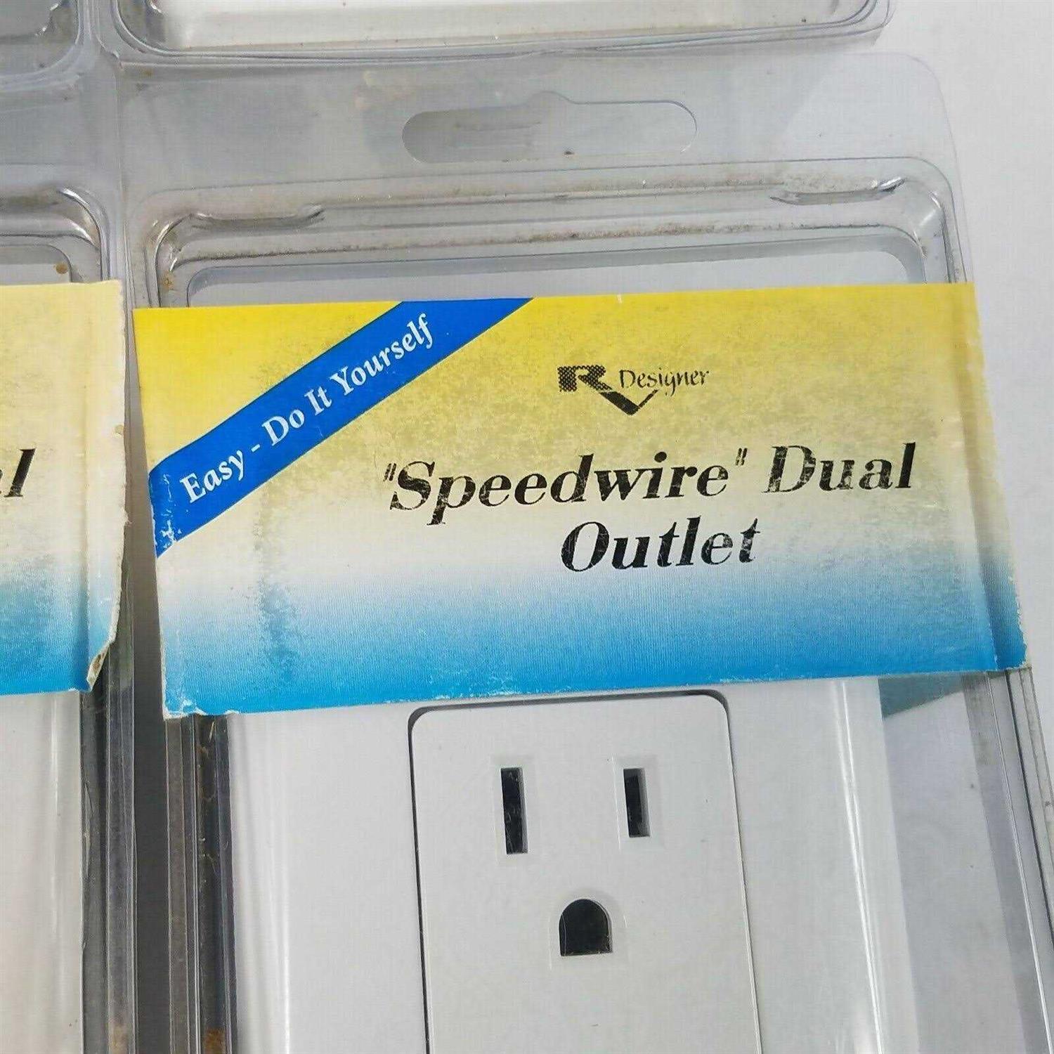 RV Designer S831 AC Dual Outlet Speedwire Cover Plate - Image 5