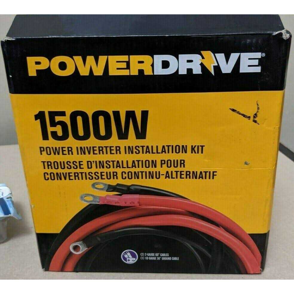 PowerDrive 1500 Watt Power Inverter Installation Kit PDIKT1 - Image 4