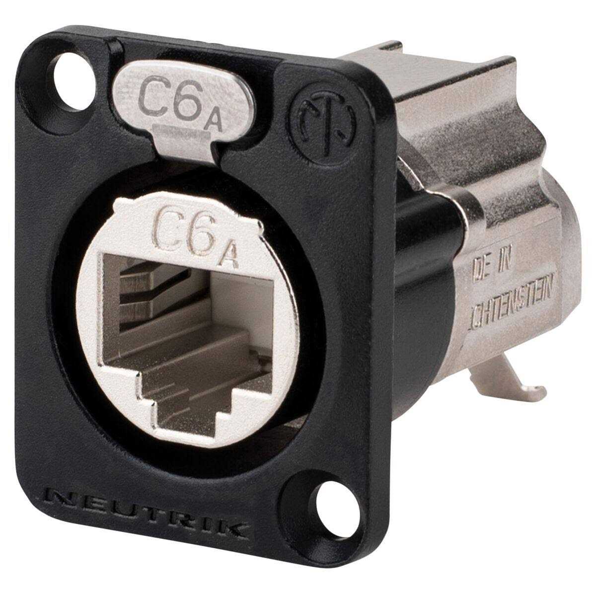 Neutrik NE8FDX-Y6-B etherCON RJ45 Cat 6a Shielded Connector