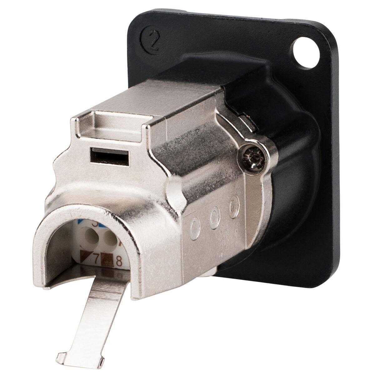 Neutrik NE8FDX-Y6-B etherCON RJ45 Cat 6a Shielded Connector - Image 3