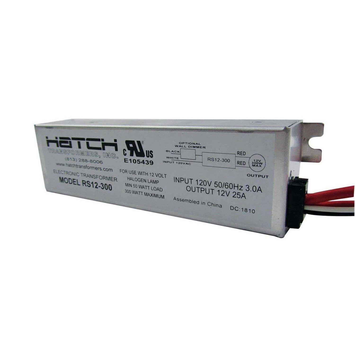 RS12-300 Hatch Transformer 300w 12V