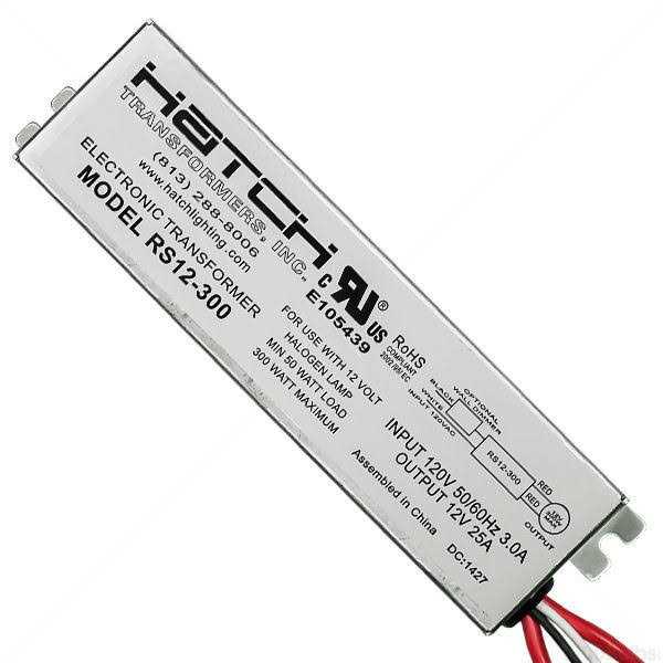RS12-300 Hatch Transformer 300w 12V - Image 3