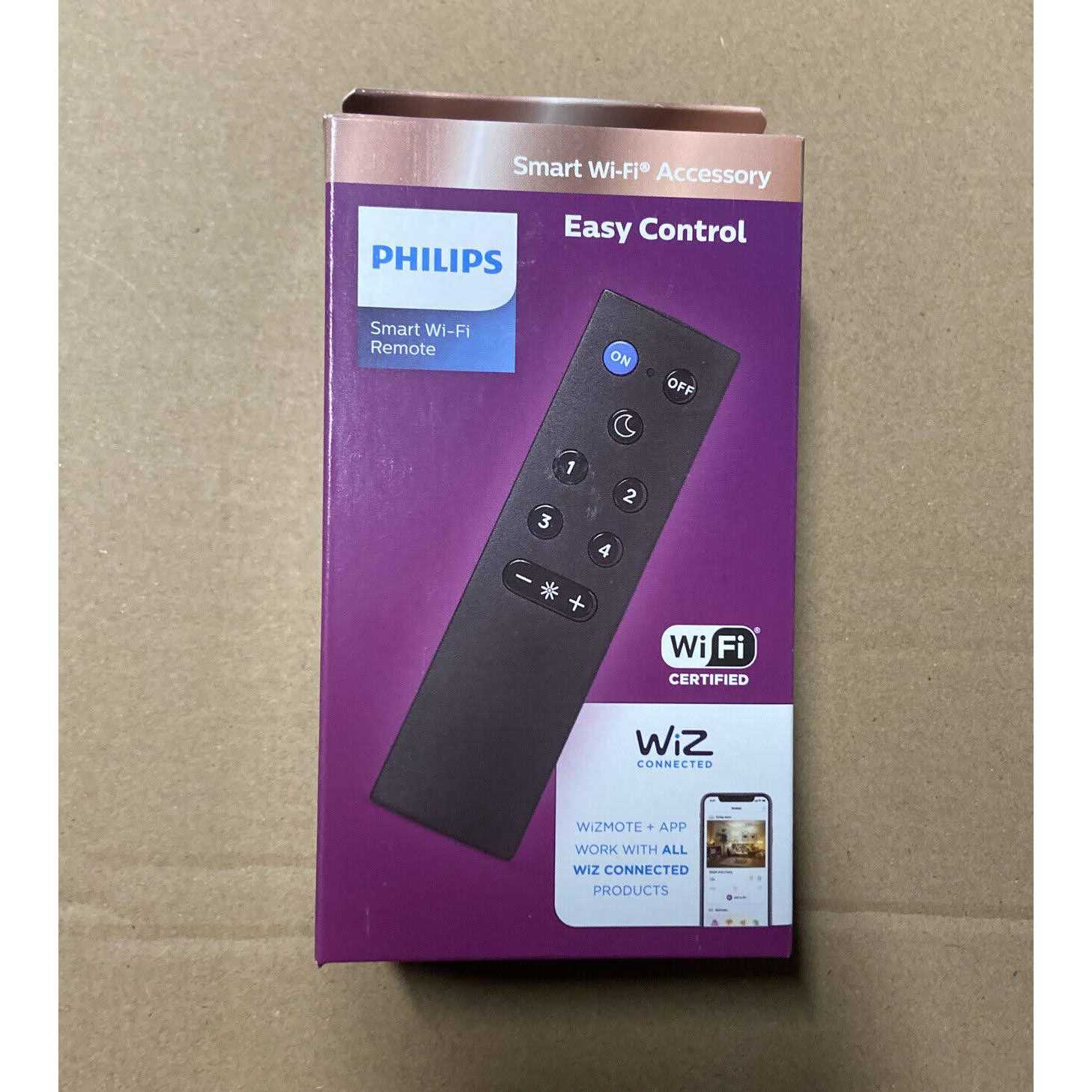 Philips Smart Remote Control for Smart Wi-Fi WiZ Wireless Connected Light Bulbs - Image 5