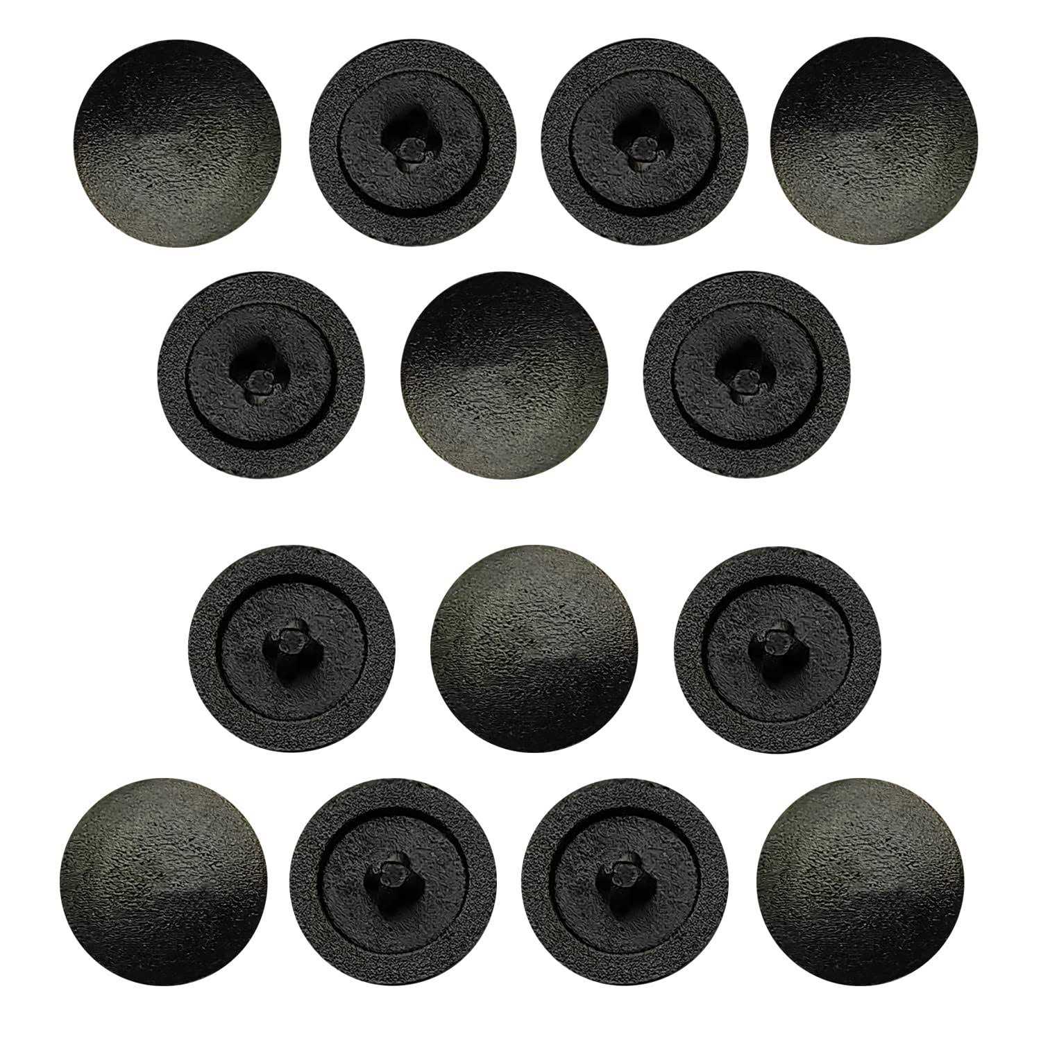 Qrity 50PCS Screw Cap Covers Plastic Screw Protection Cover Snap-in Cover Caps