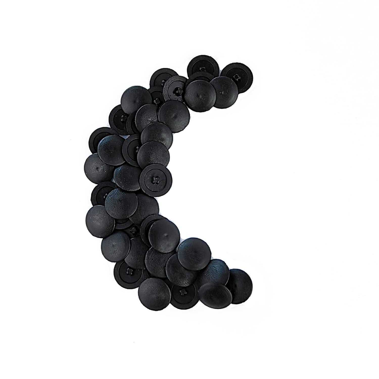 Qrity 50PCS Screw Cap Covers Plastic Screw Protection Cover Snap-in Cover Caps - Image 4