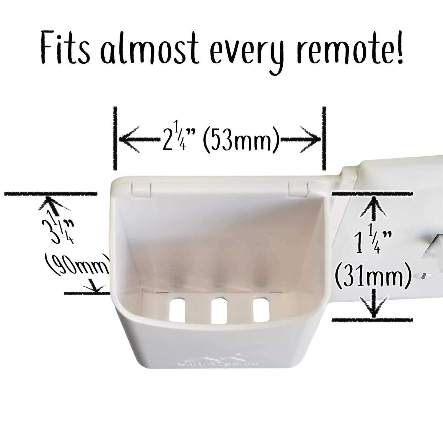 The No-Screwups Remote Control Holder by Mount Genie Wall Mount with No Damaging Screws or Tape. Installs in Seconds on Any Light Switch - Image 5
