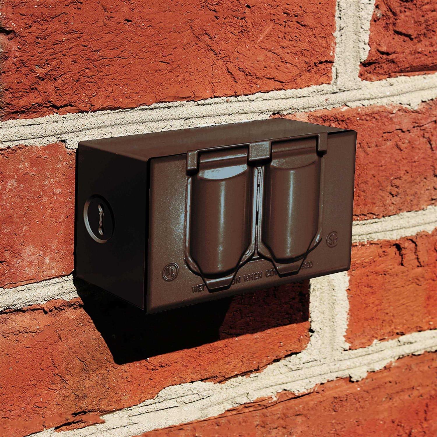 Sigma Electric 14245BR 1-gang Horizontal Duplex Cover - Image 3
