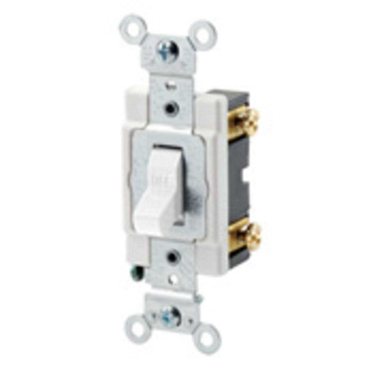Leviton 20 Amp Single-Pole AC Quiet Toggle Switch CSB1-20W - Image 2