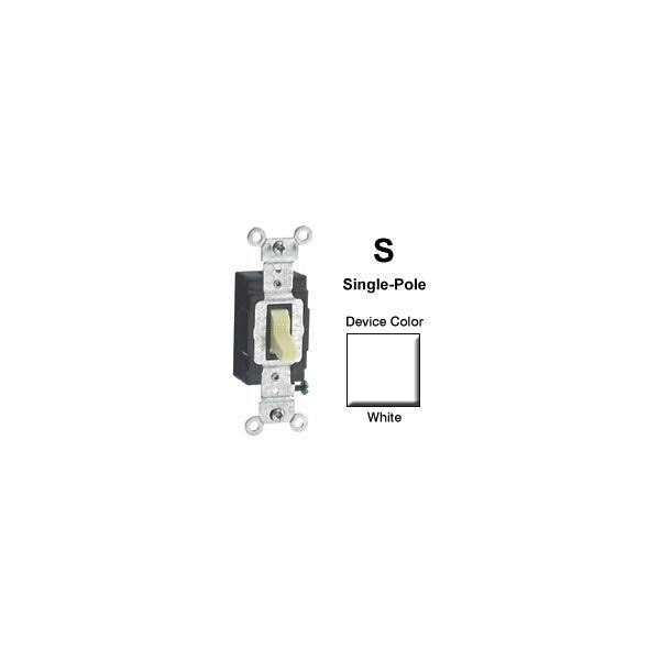 Leviton 20 Amp Single-Pole AC Quiet Toggle Switch CSB1-20W - Image 4