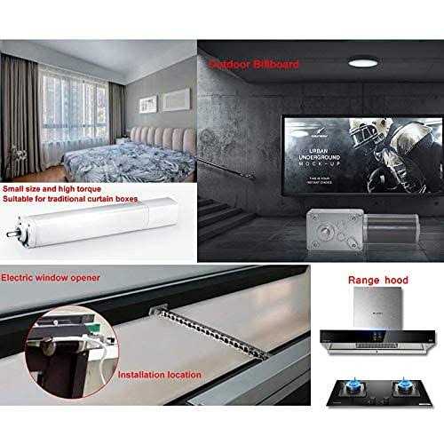 BRINGSMART 24V DC Worm Gear Motor A58SW31ZY Self-Locking Reversed Mini Turbine Geared Motor for DIY Robot Rotating Table D - Image 5