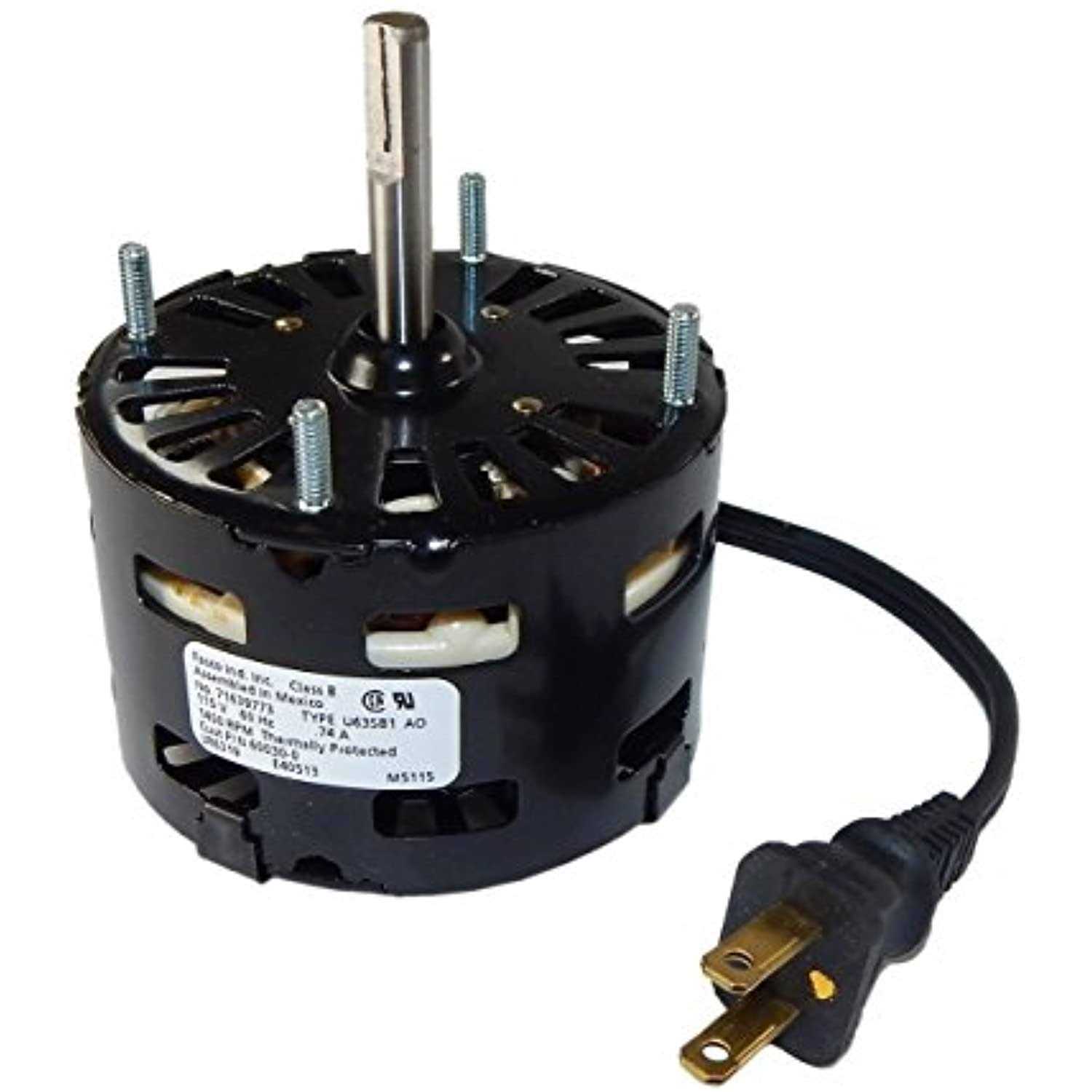 Pennbarry Penn Vent Electric Motor Zephyr Zt,1/80 hp 60030-0 - Image 2