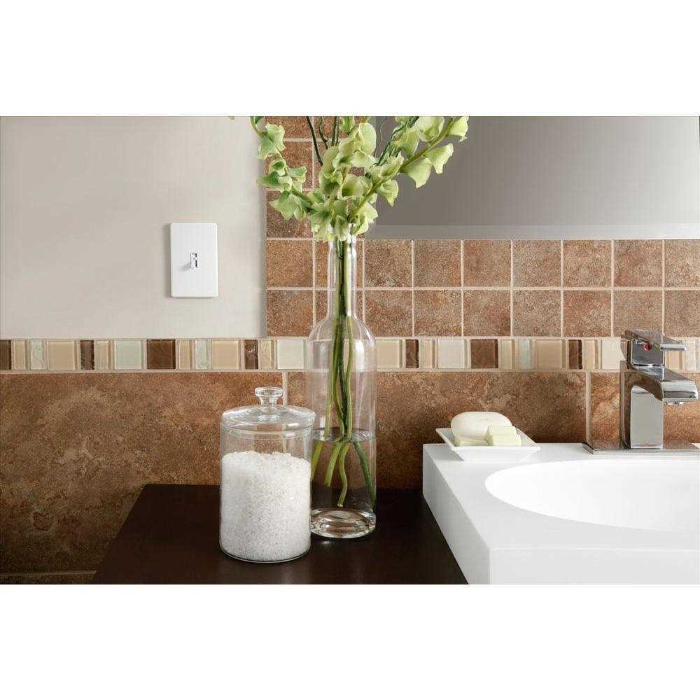 Lutron Toggler LED+ Dimmer Switch for Dimmable LED and Incandescent Bulbs, 150W LED/Single-Pole or 3-Way TGCL-153PR-WH - Image 4