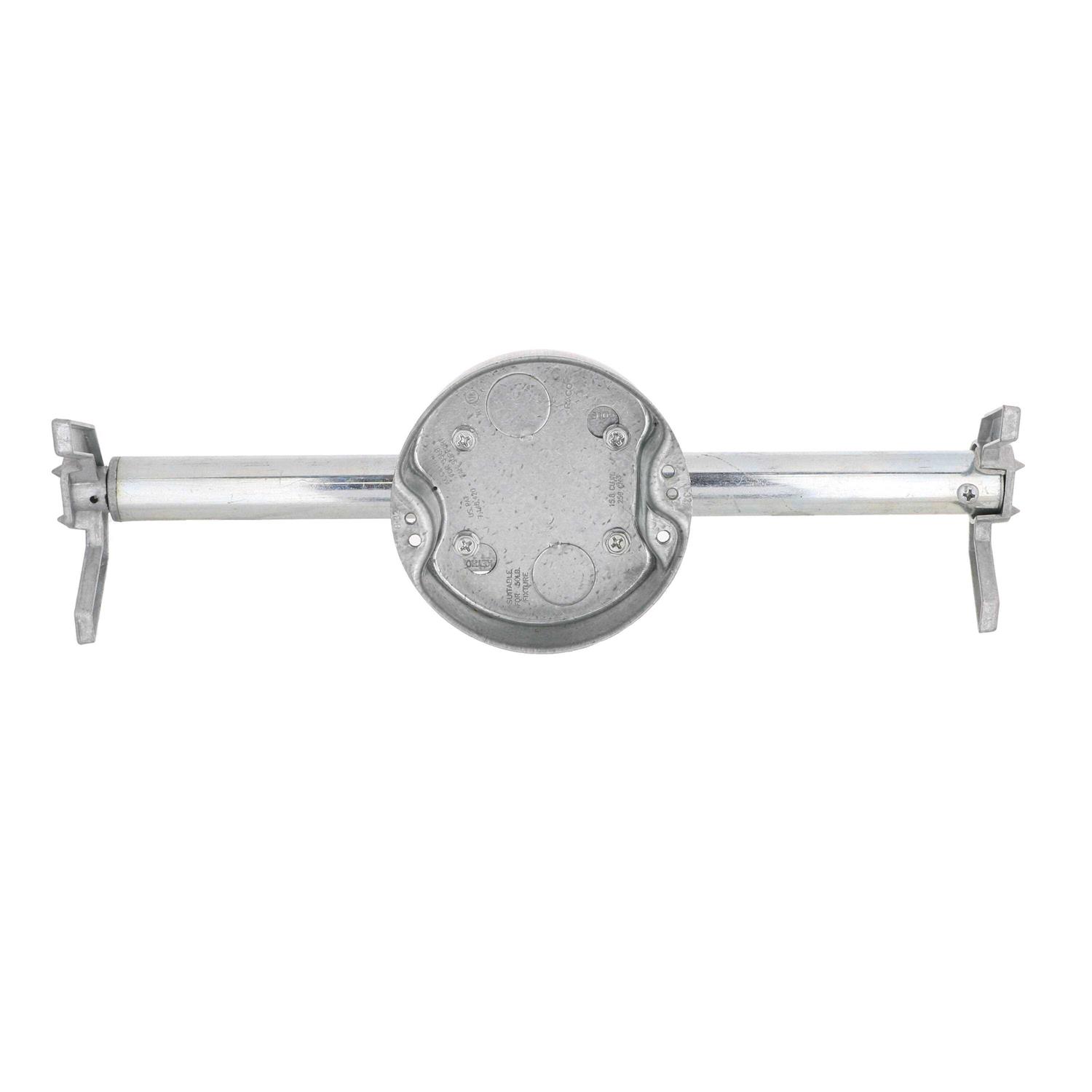 Raco 1-Gang Galvanized Steel Old Work Round Electrical Box - Image 3