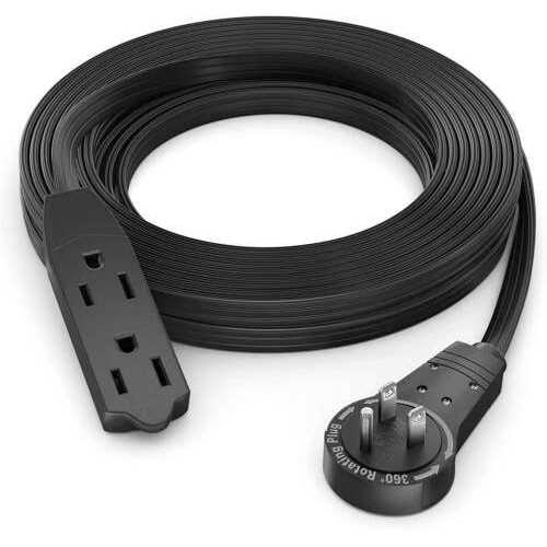 Maximm Cable Flat Plug Extension Cord/Wire Multi Outlet - Image 3