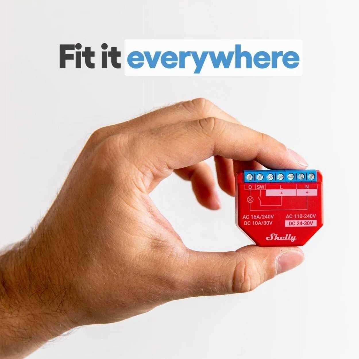 Shelly Plus 1 PM UL certified. Wi-Fi operated smart relay switch - Image 3