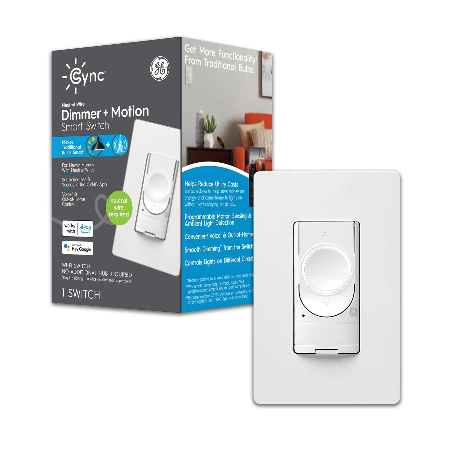 C by GE Smart Switch Motion Sensing and Dimmer