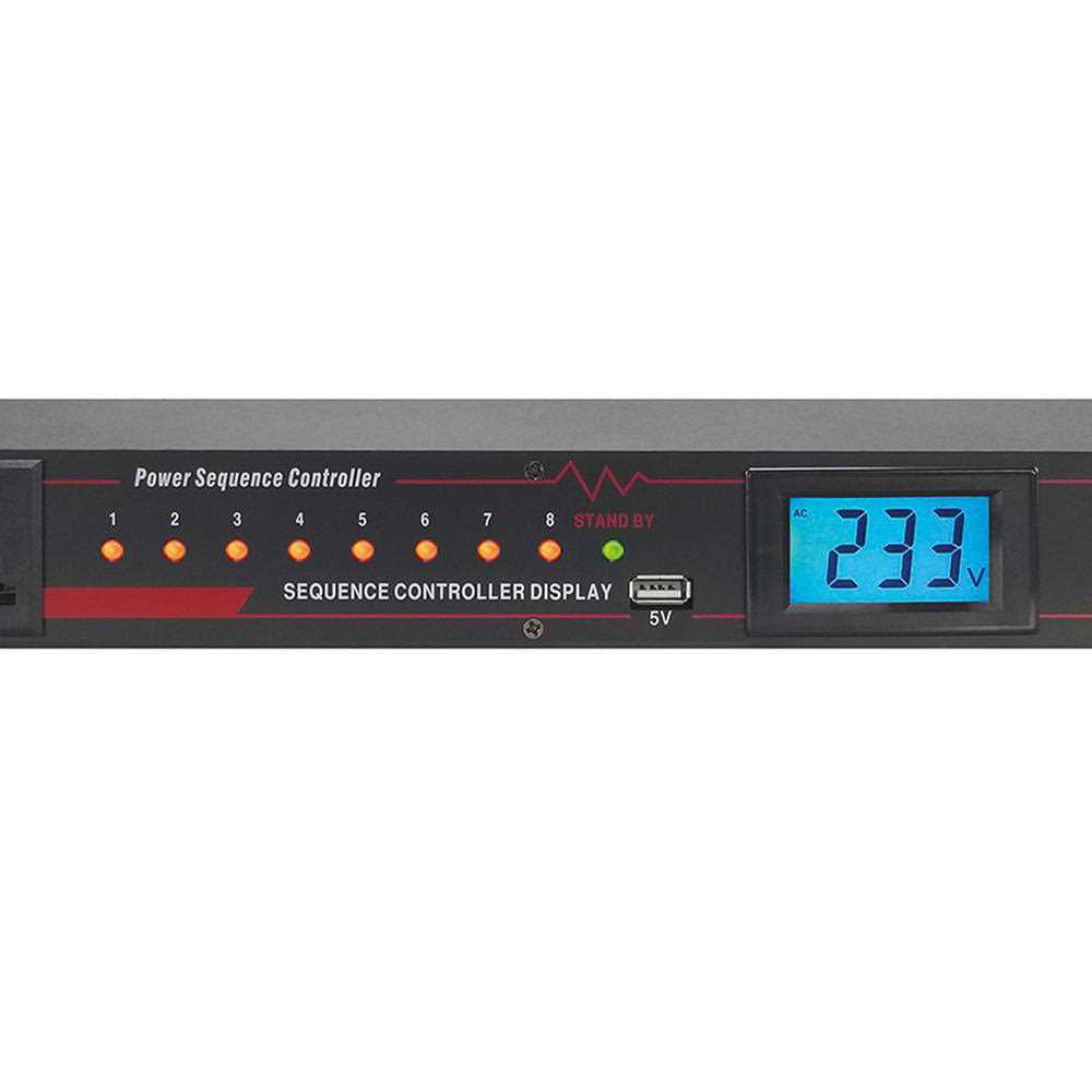 Pyle Pco875 Pro Audio Electronics Power Supply Conditioner Sequence Controller - Image 2