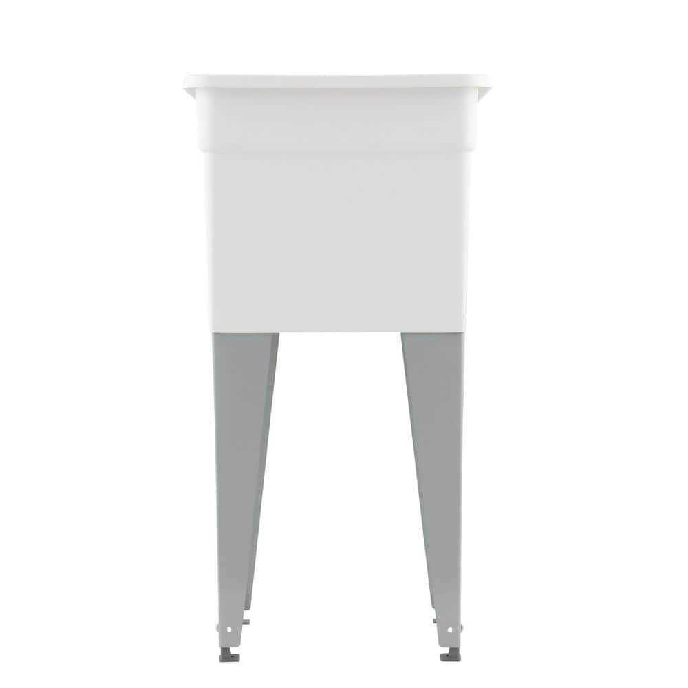 Mustee 21F Liltub Utilatub Laundry Tub Floor Mount 24-inch x 18-inch - Image 3